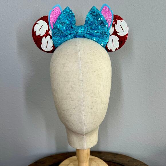 Lilo & Stitch Elastic Minnie Ears | Disney-Inspired Adjustable Mouse Ears - Picture 2 of 5